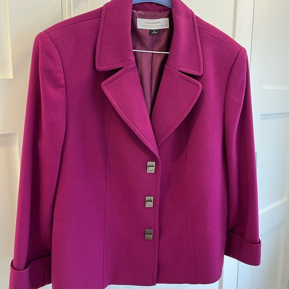 Tahari short blazer, EUC, size 14 - Picture 3 of 9